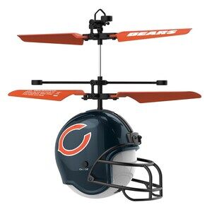 NEW IN BOX NFL‎ Remote Controlled Helmet Flyer Chicago Bears By Quadrone Drone